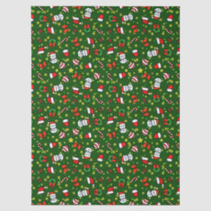 Papel De Seda Muñeco de nieve navideño