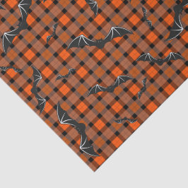 Papel De Seda Murciélagos De Halloween En Placa