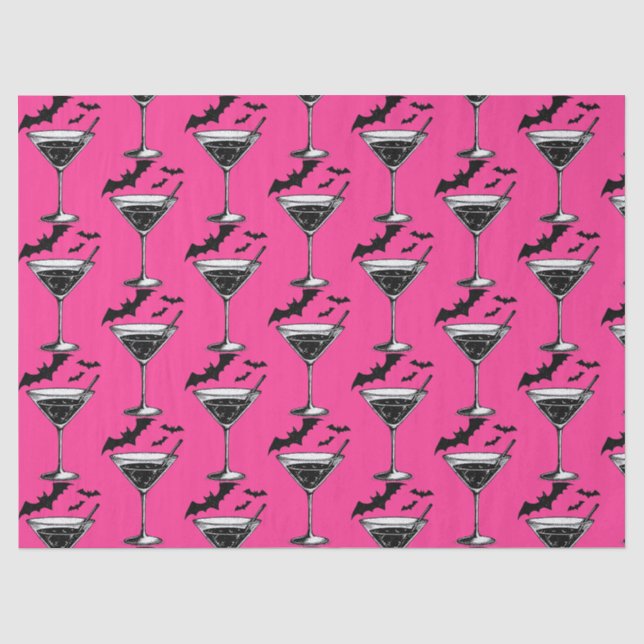 Papel De Seda Murciélagos Martini (Anverso)