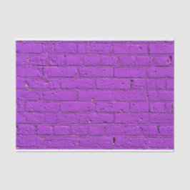 Papel De Seda Muro de ladrillo morado pintado