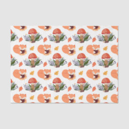 Papel De Seda Musambre Fox de otoño (serie Design 32 amarillo/Na