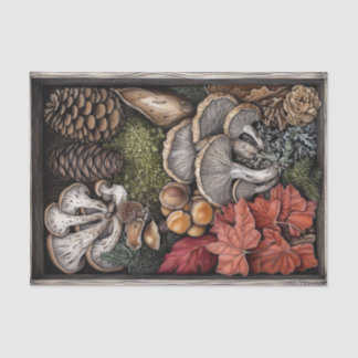 Papel De Seda Mushroom Goblincore Brujería Naturaleza Tejido de