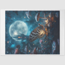 Papel De Seda Mushroom Moon Moth