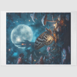 Papel De Seda Mushroom Moon Moth