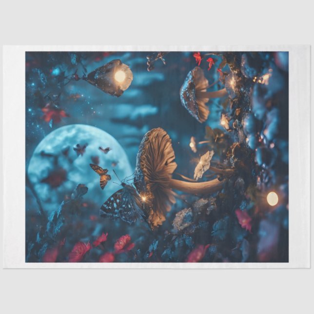 Papel De Seda Mushroom Moth (Anverso)