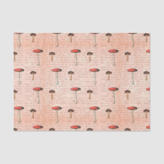 Papel De Seda Mushroom Rubor Pink Wash con guión