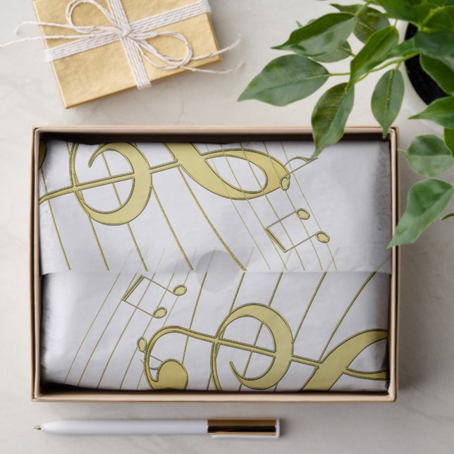 Papel De Seda Música (Regalo )