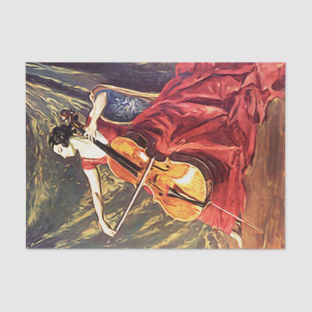 Papel De Seda Música celestial (Anverso)