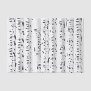 Papel De Seda Música de hojas de cosecha