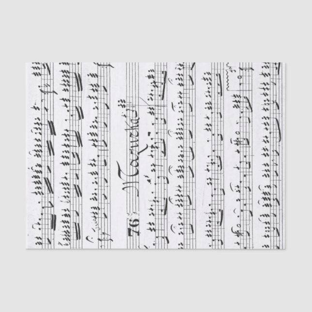 Papel De Seda Música de hojas de cosecha (Anverso)