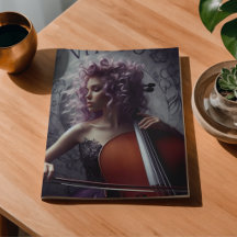 Música del Zodiaco Virgo Violonchelo Decoupage 