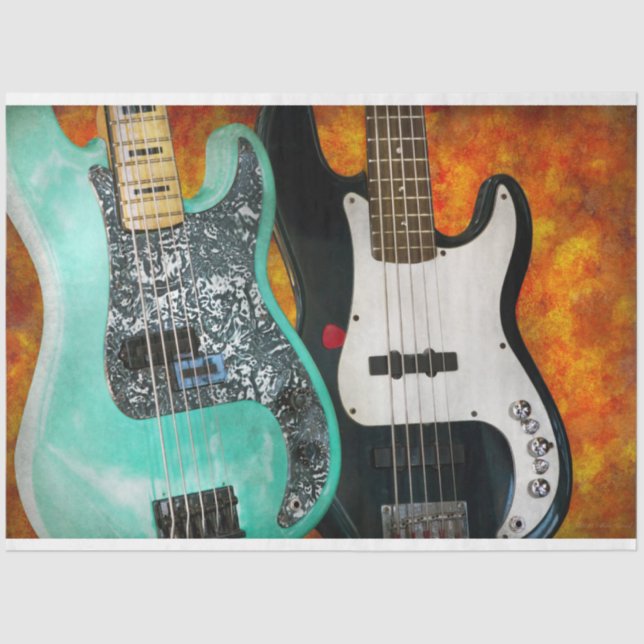 Papel De Seda Música - Guitarra - Rock de verdad (Anverso)