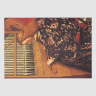 Papel De Seda MÚSICA HACIENDO Navidades ANGEL/jugador de órganos