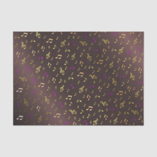 Papel De Seda música, nota, clef, banda, símbolo, brillante, ele