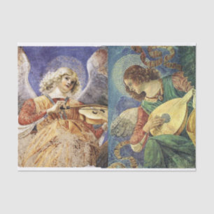 PAPEL DE SEDA MÚSICA QUE HACE ÁNGELES DEL NAVIDAD