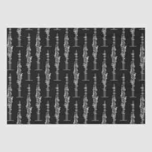 Papel De Seda Músico Clarinet Music Teacher Band