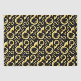 Papel De Seda Músico de música de banda de música de Sousaphone 