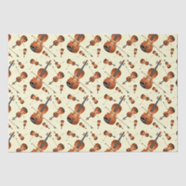 Papel De Seda Músico de Viola Violin Music Teacher