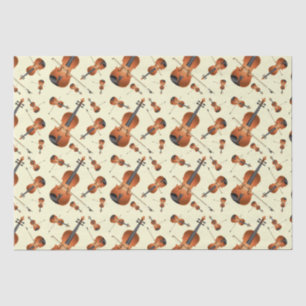 Papel De Seda Músico de Viola Violin Music Teacher