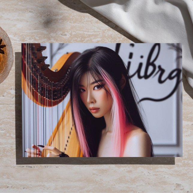 Papel De Seda Músico Zodiaco Libra Arpa Decoupage  (Subido por el creador)