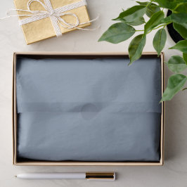 Papel De Seda Muted Slate Blue Gray Spring Summer Trending Color