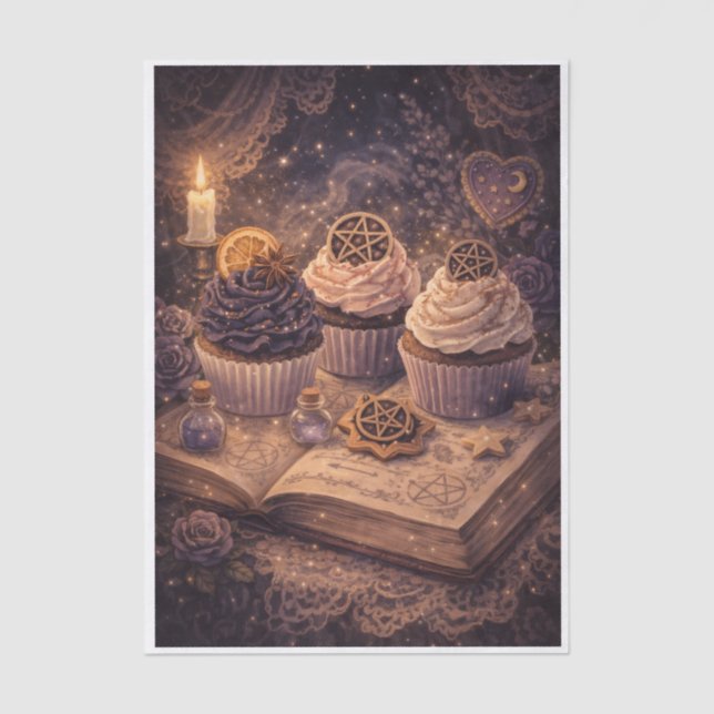 Papel De Seda Mystical Desserts  (Anverso)
