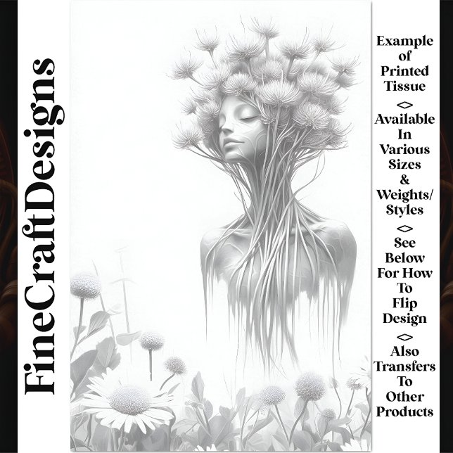 Papel De Seda Mystical Earth Spirit Mother Nature W5 Decoupage (Subido por el creador)