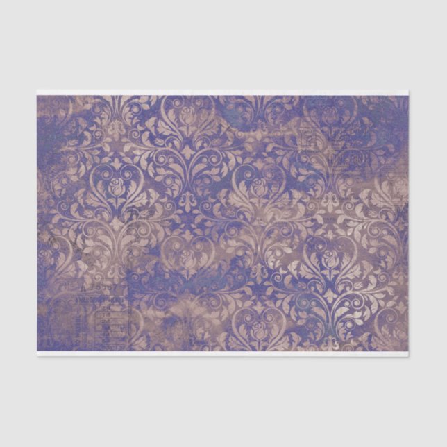 Papel De Seda Mystical Lavender Decoupage  (Anverso)