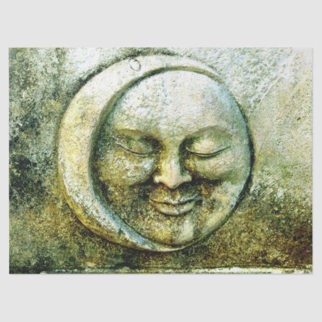 Papel De Seda Mystical Moon Decoupage (Anverso)