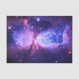 Papel De Seda Nace una Estrella Azul Púrpura