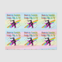 NACIDO A TUMBLE GIMNASTICS TISSUE PAPER
