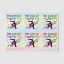 PAPEL DE SEDA NACIDO A TUMBLE GIMNASTICS TISSUE PAPER