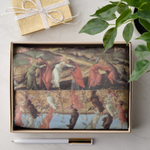 Papel De Seda Nacimiento de Cristo, Natividad Mística por Bottic