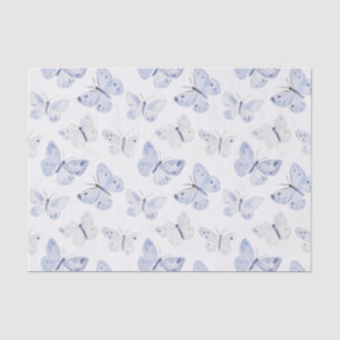 Papel De Seda Nacimiento de las mariposas blancas púrpura