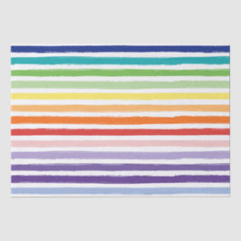 Papel De Seda Nacimiento del patrón de rayas arcoiris de bonito