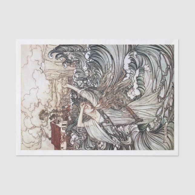 Papel De Seda Naiad de inundaciones (Anverso)