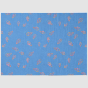 Papel De Seda Naive Painted Autumn Sky