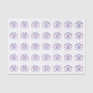 Papel De Seda Namaste Flor de Loto Morada y Rosa