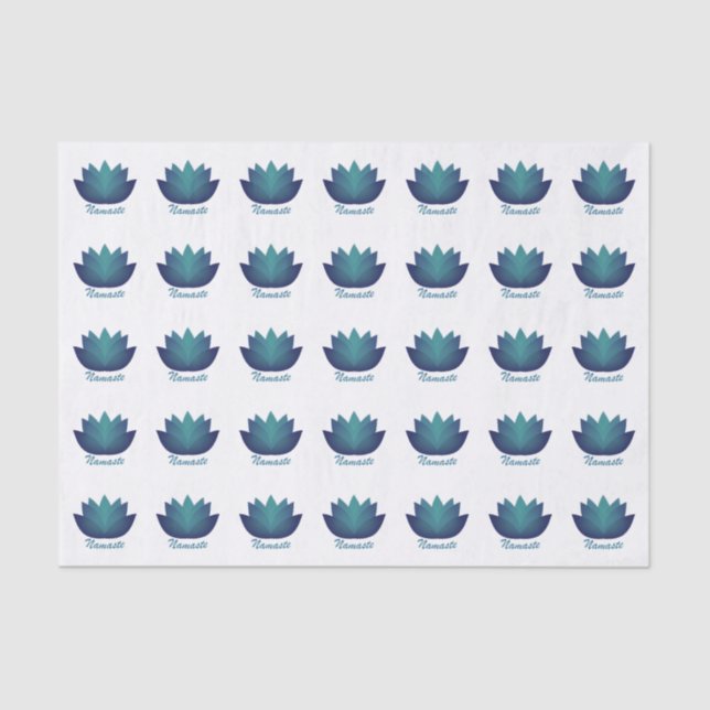 Papel De Seda Namaste Lotus Flower (Anverso)