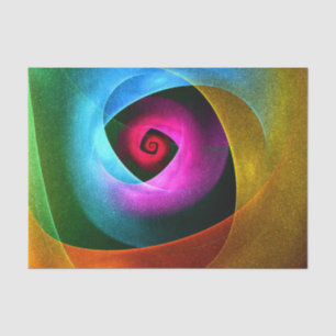 Papel De Seda Naranja azul Patrón de arte de resumen moderno ros