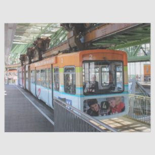 Papel De Seda Naranja Blue Wuppertal Floting Train