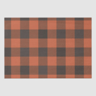 Papel De Seda Naranja Brillante Y Placa Negra