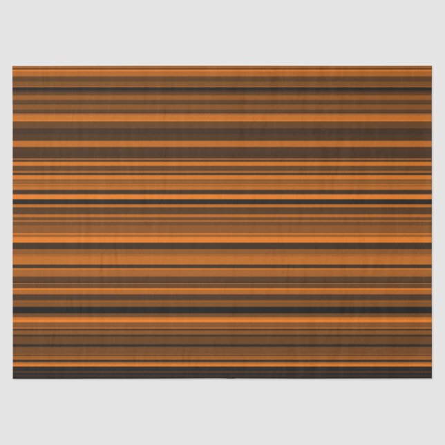 Papel De Seda Naranja Brown Black Stripes (Anverso)
