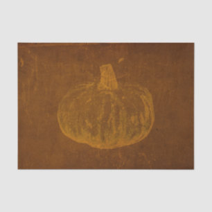 Papel De Seda Naranja de calabaza Vintage de otoño Textura alter