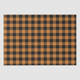Papel De Seda naranja de leñadores y damas negras