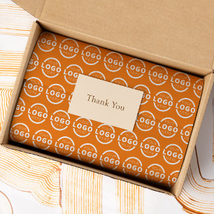 Papel De Seda Naranja de marca de personalizado Business Logo Co