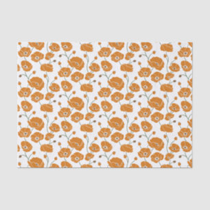 Papel De Seda Naranja del campo de los cachorros