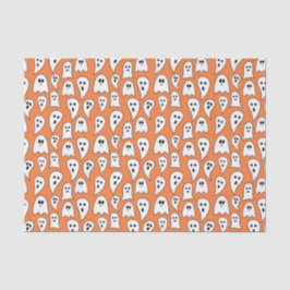 Papel De Seda Naranja fantasma de Halloween