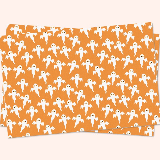 Papel De Seda Naranja Ghost Halloween (Subido por el creador)