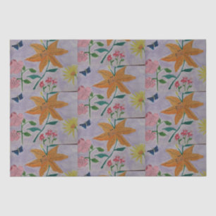 Papel De Seda Naranja Lily